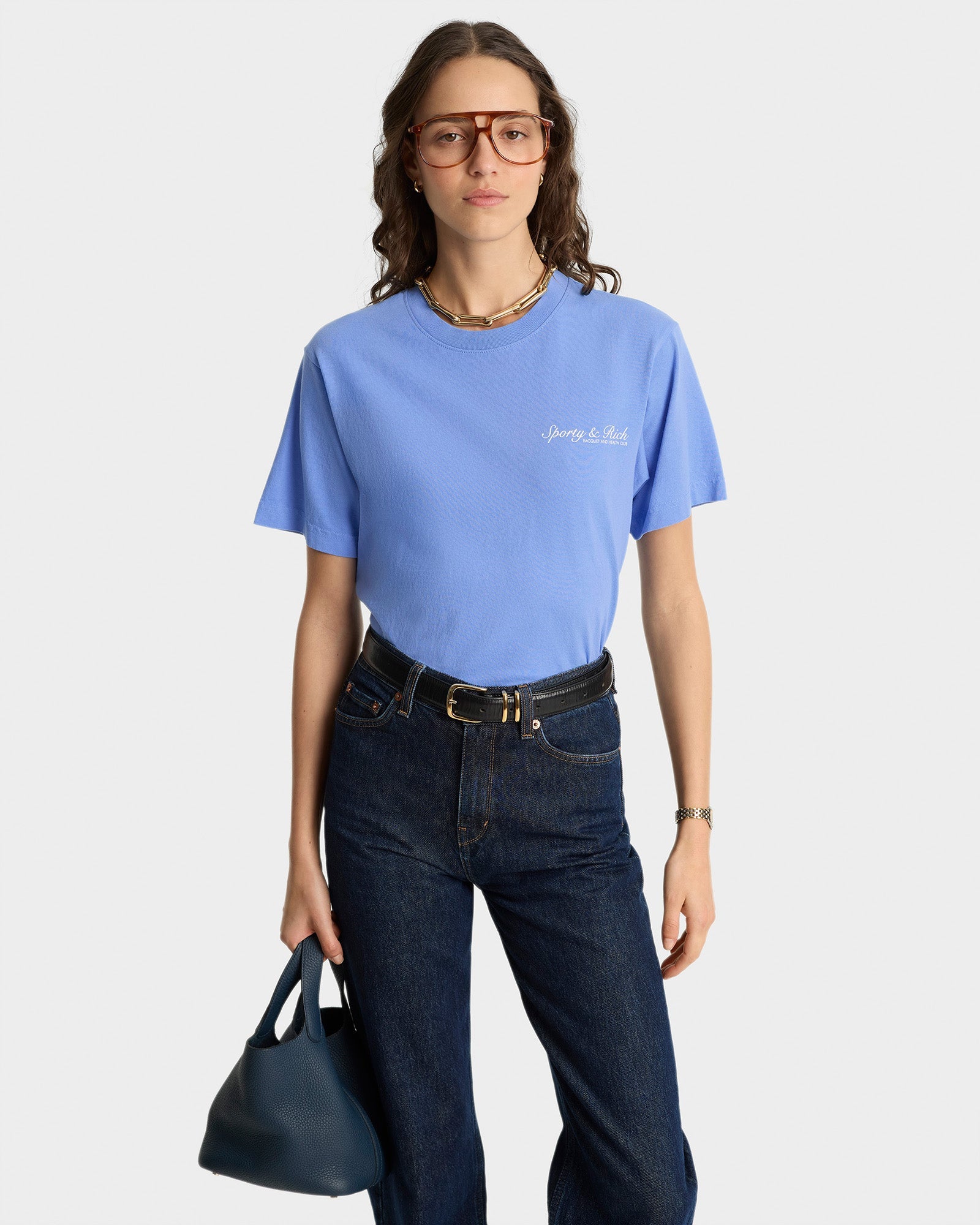 Syracuse T-Shirt - Flax blue