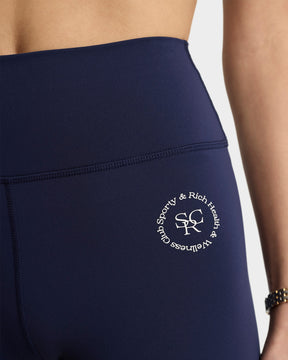 SRHWC Biker Short - Navy/White