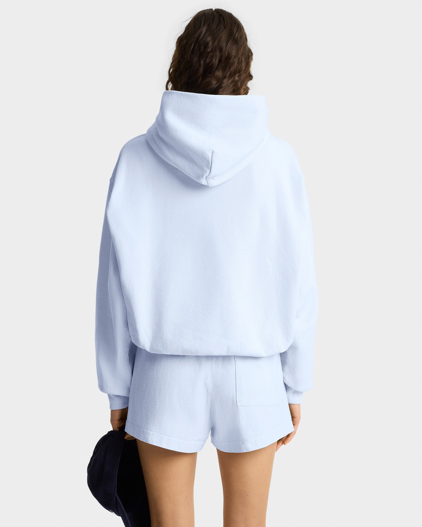 Syracuse Embroidered Hoodie - Ciel/Navy