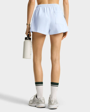 Syracuse Embroidered Disco short - Ciel/Navy