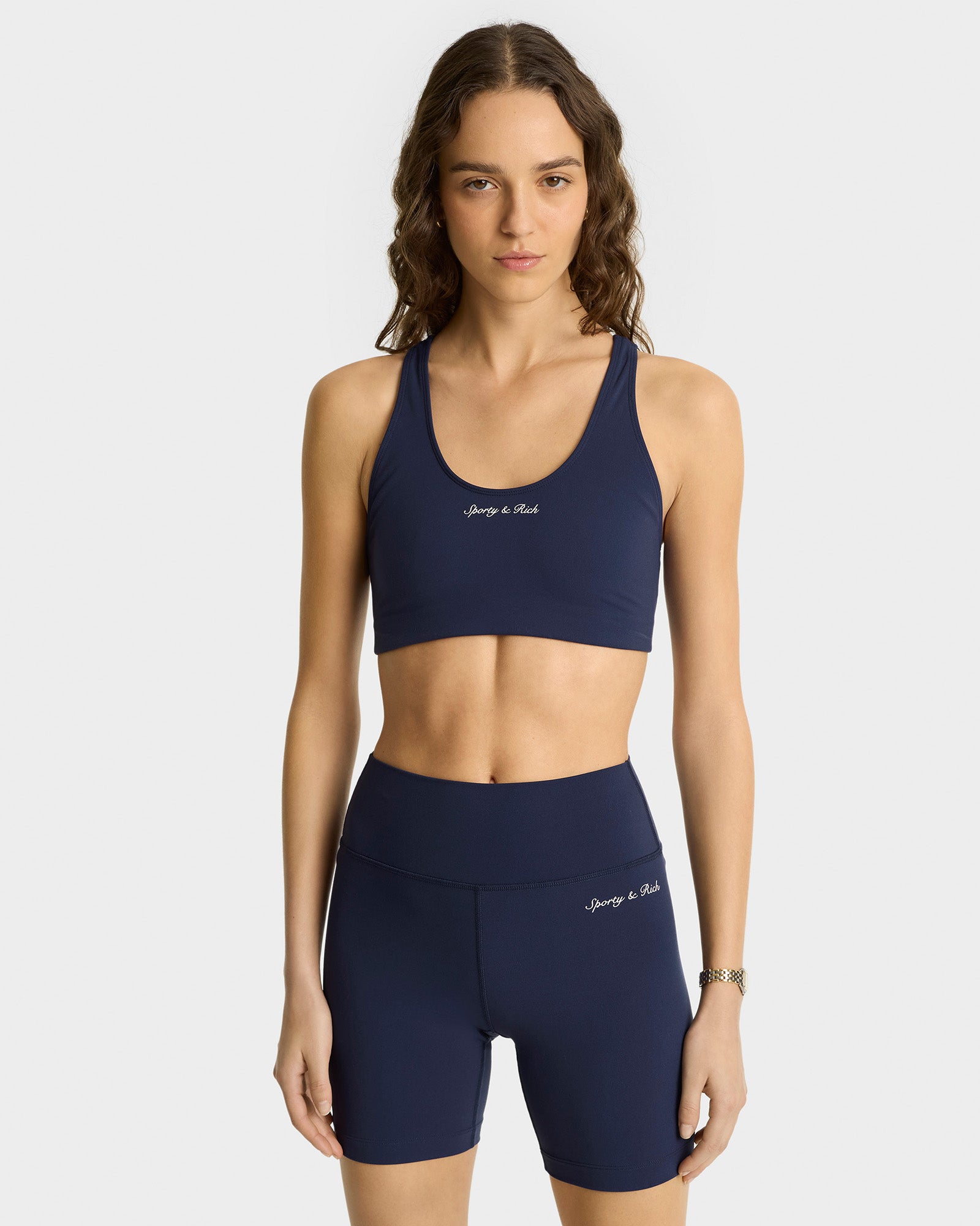 Syracuse Sports Bra - Navy/White