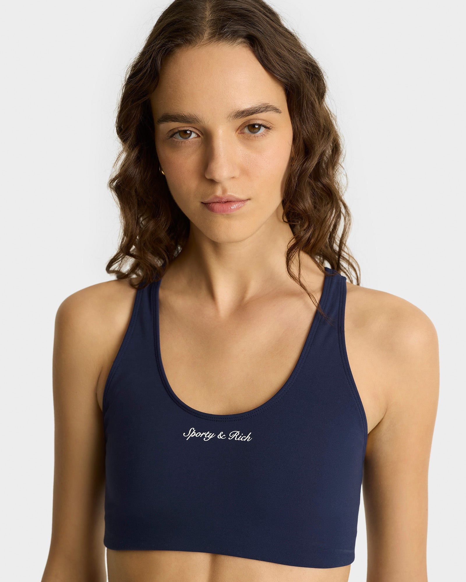 Syracuse Sports Bra - Navy/White