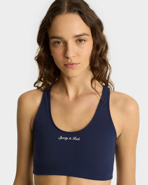 Syracuse Sports Bra - Navy/White