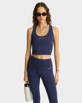 Syracuse Leggings - Navy/White