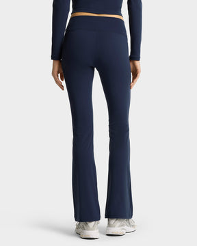 Syracuse Flared Legging - Navy/White