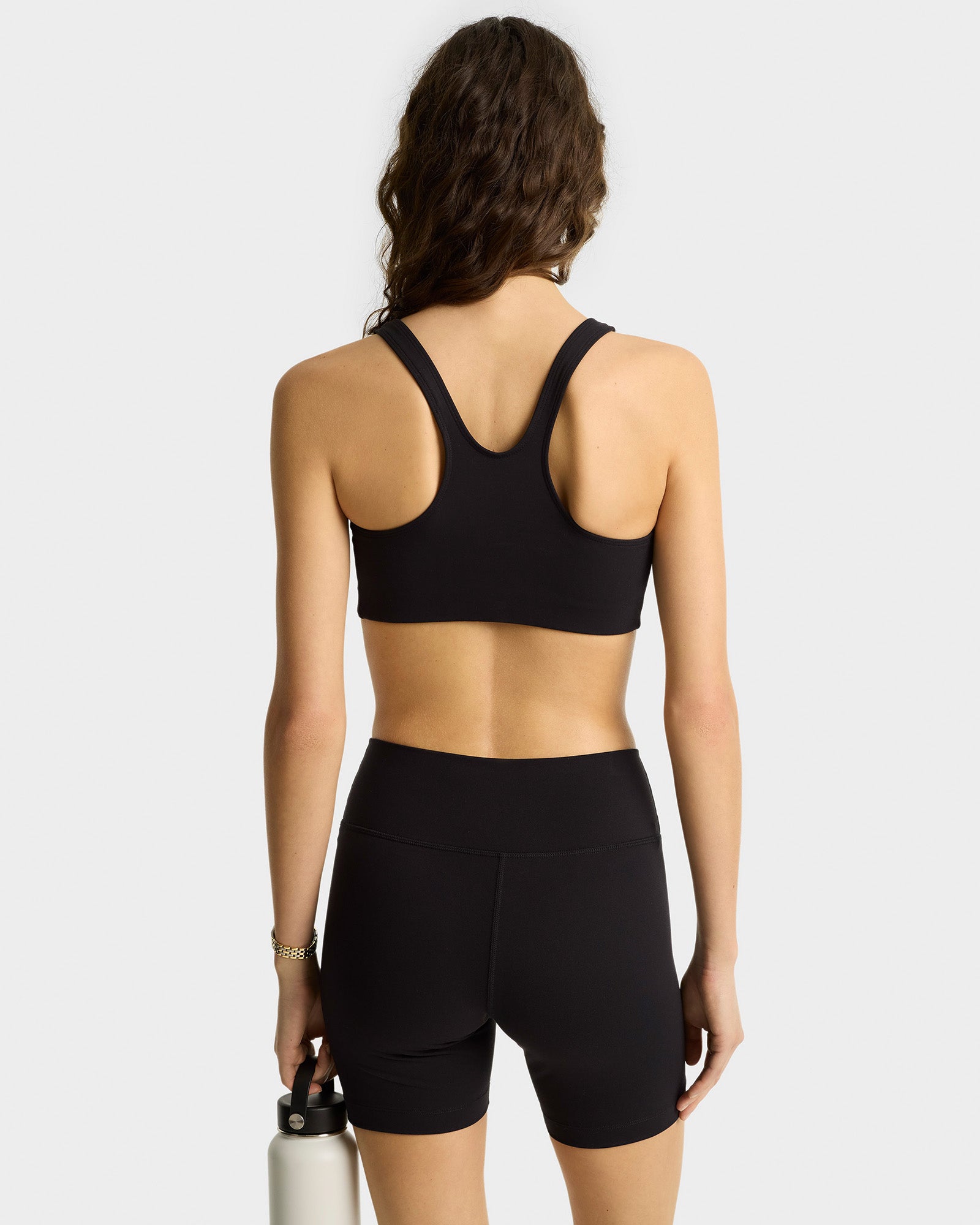 Syracuse Biker Shorts - Black/White