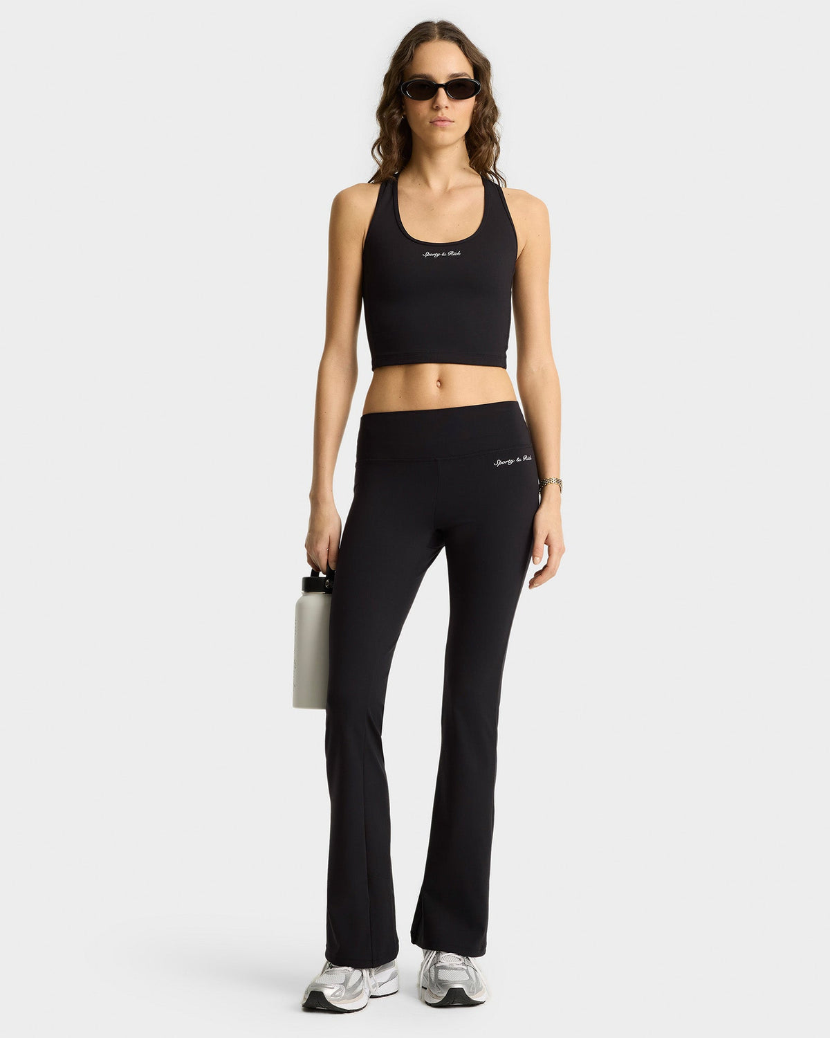 Syracuse Flare Leggings - Black/White