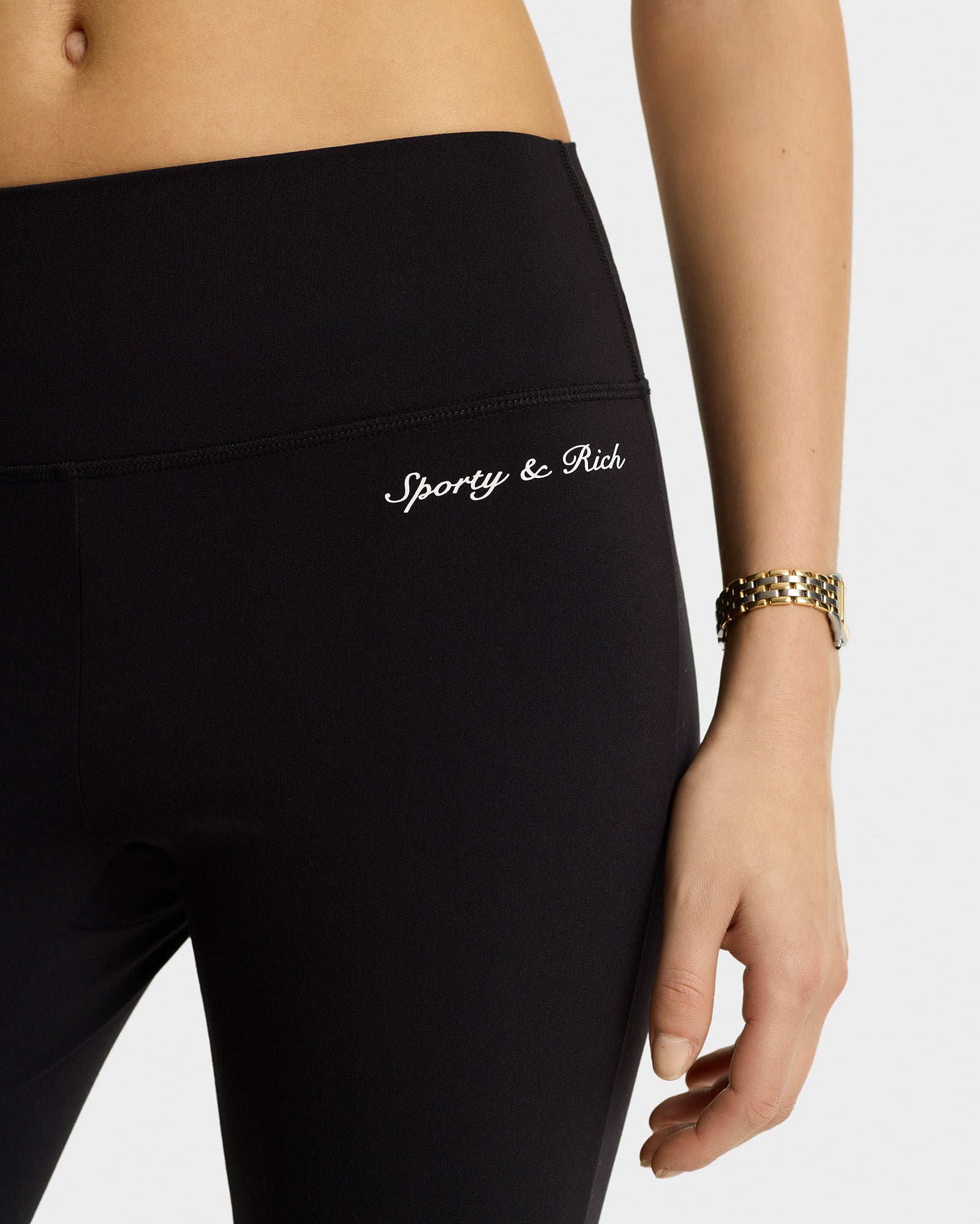 Syracuse Flare Leggings - Black/White