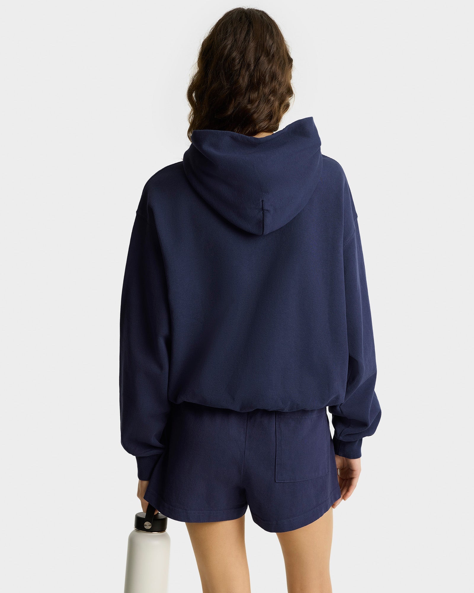 Syracuse Embroidered Hoodie - Navy/White
