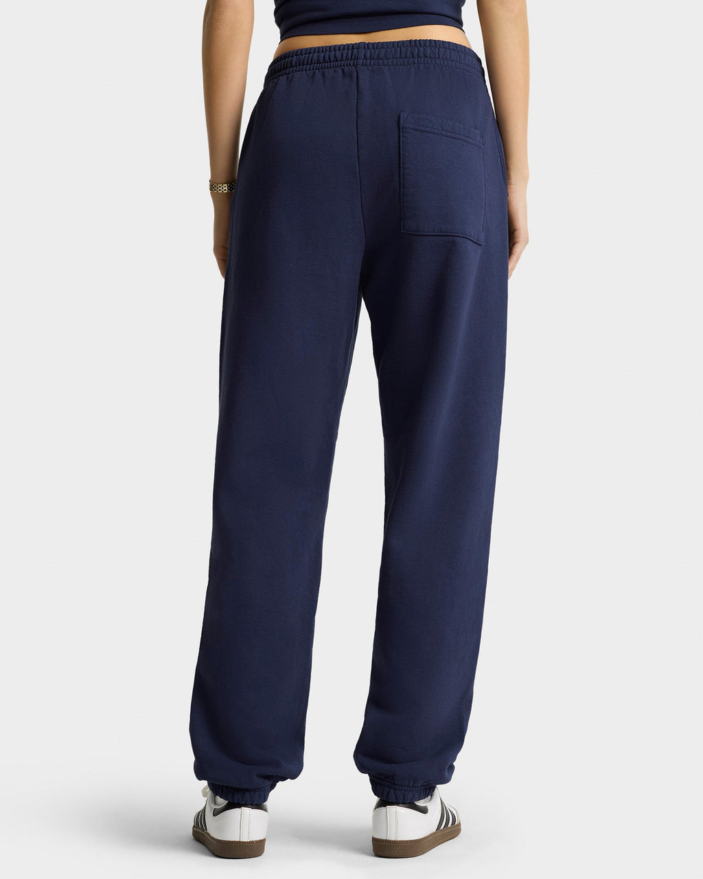 Syracuse Embroidered Sweatpant - Navy/White