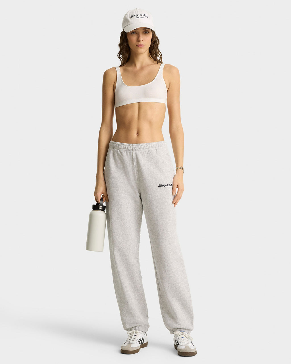 Syracuse Embroidered Sweatpant - Heather Gray/Navy