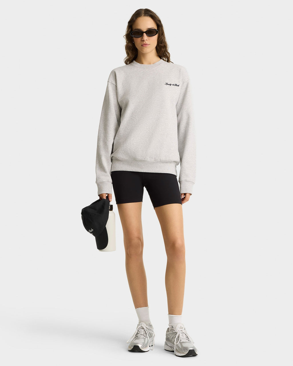 Syracuse Embroidered Crewneck - Heather Gray/Navy