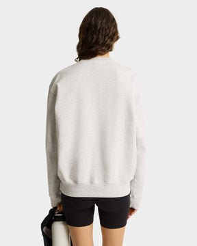 Syracuse Embroidered Crewneck - Heather Gray/Navy