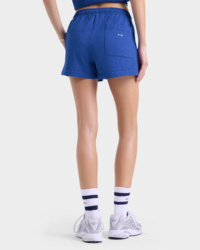 Dodgers Serif Disco Short - Team Blue/White