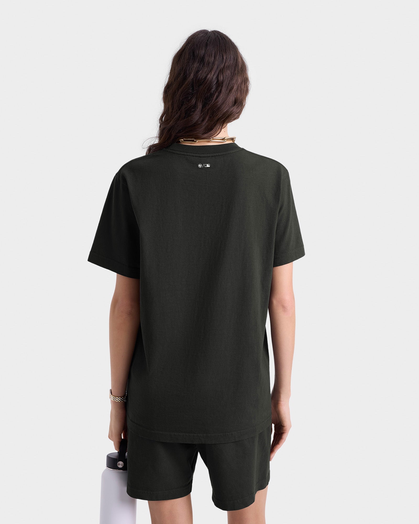 Dodgers T-Shirt - Faded Black/White