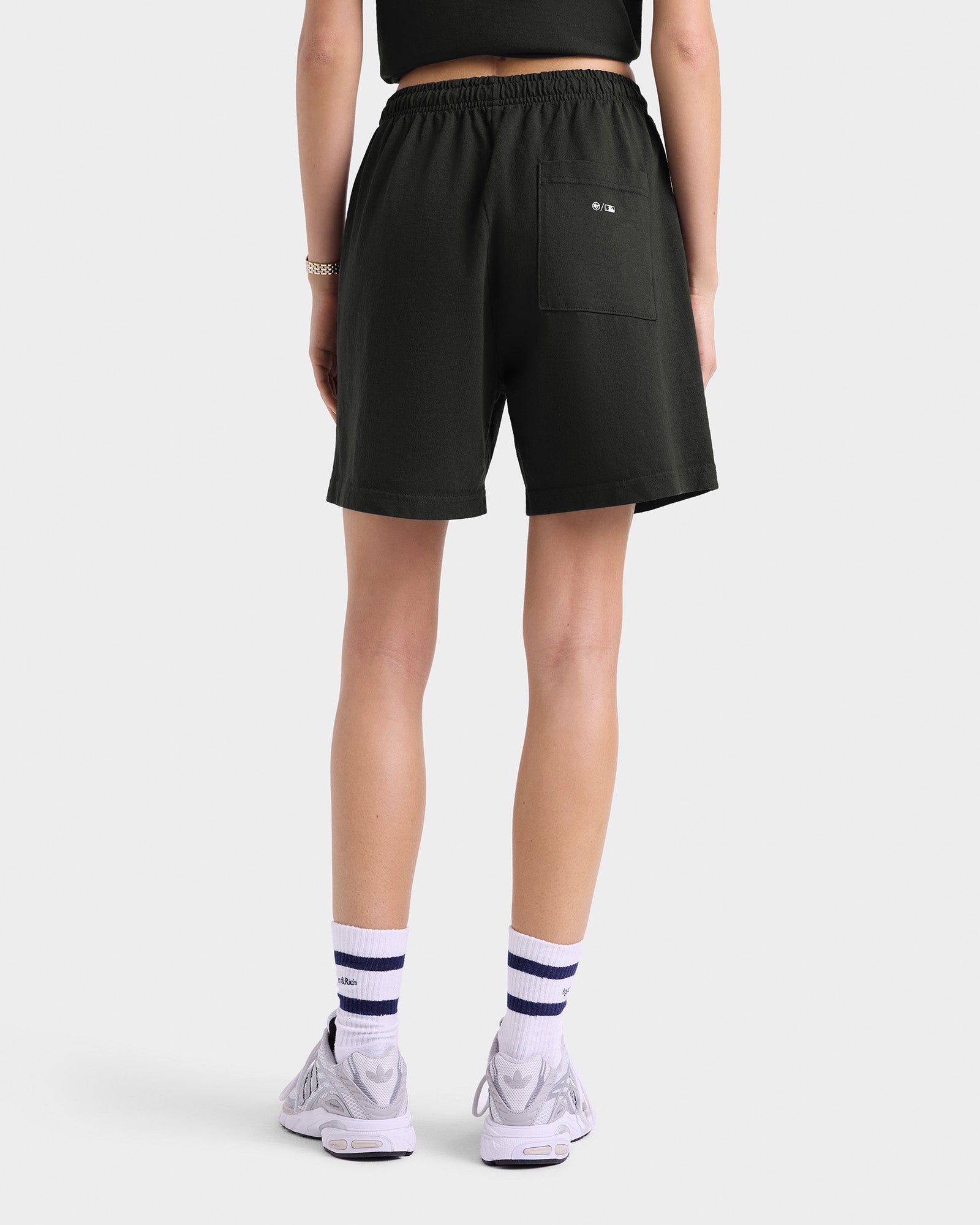 Dodgers Gym Short - Faded Black/White