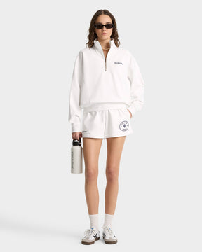 Eden Crest Quarter Zip - White/Navy