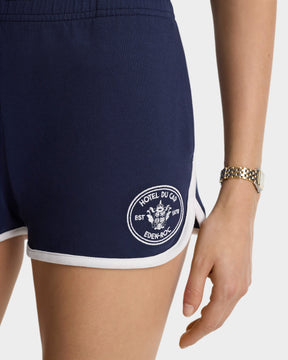 Eden Crest Embroidered Pique Short - Navy/White