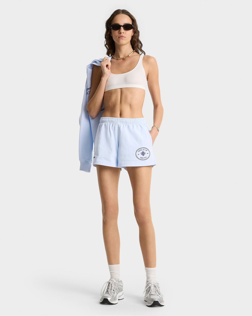 Eden Crest Disco Short - Ciel/Navy