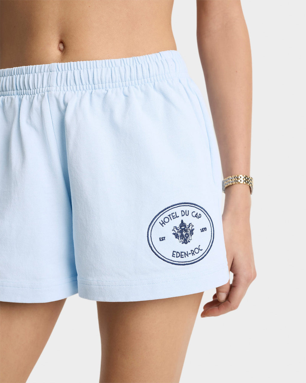 Eden Crest Disco Short - Ciel/Navy