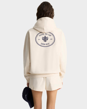 Eden Crest Hoodie - Cream/Navy