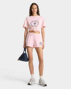 Eden Crest Disco Short - Pink Dolphin/Navy