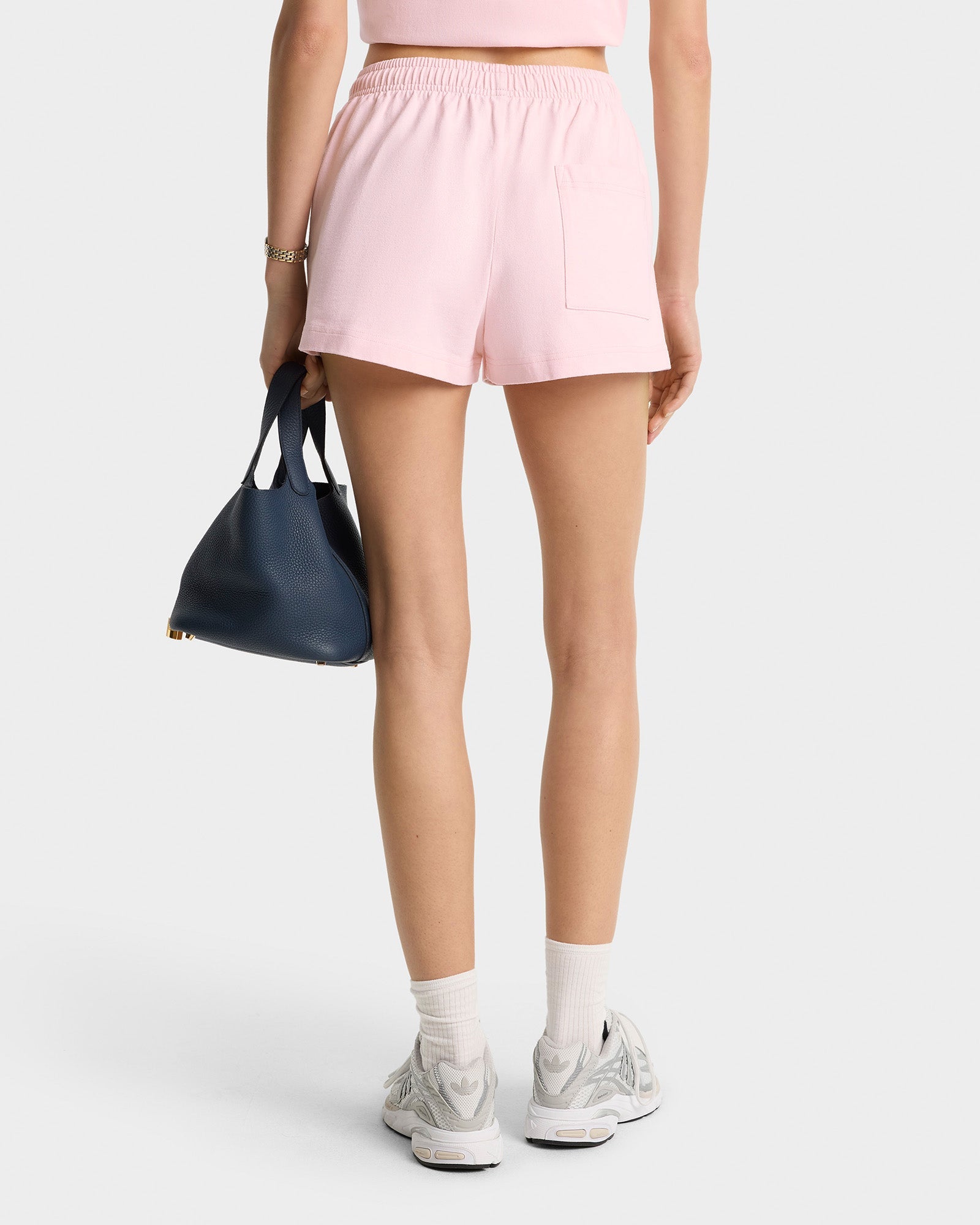 Eden Crest Disco Short - Pink Dolphin/Navy