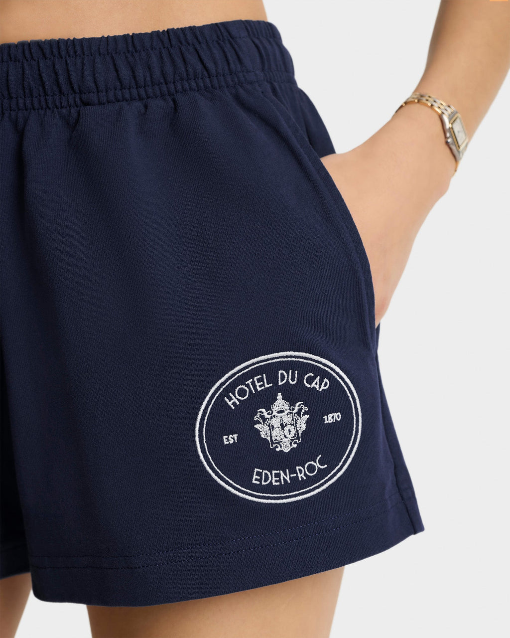 Eden Crest Disco Short - Navy/White