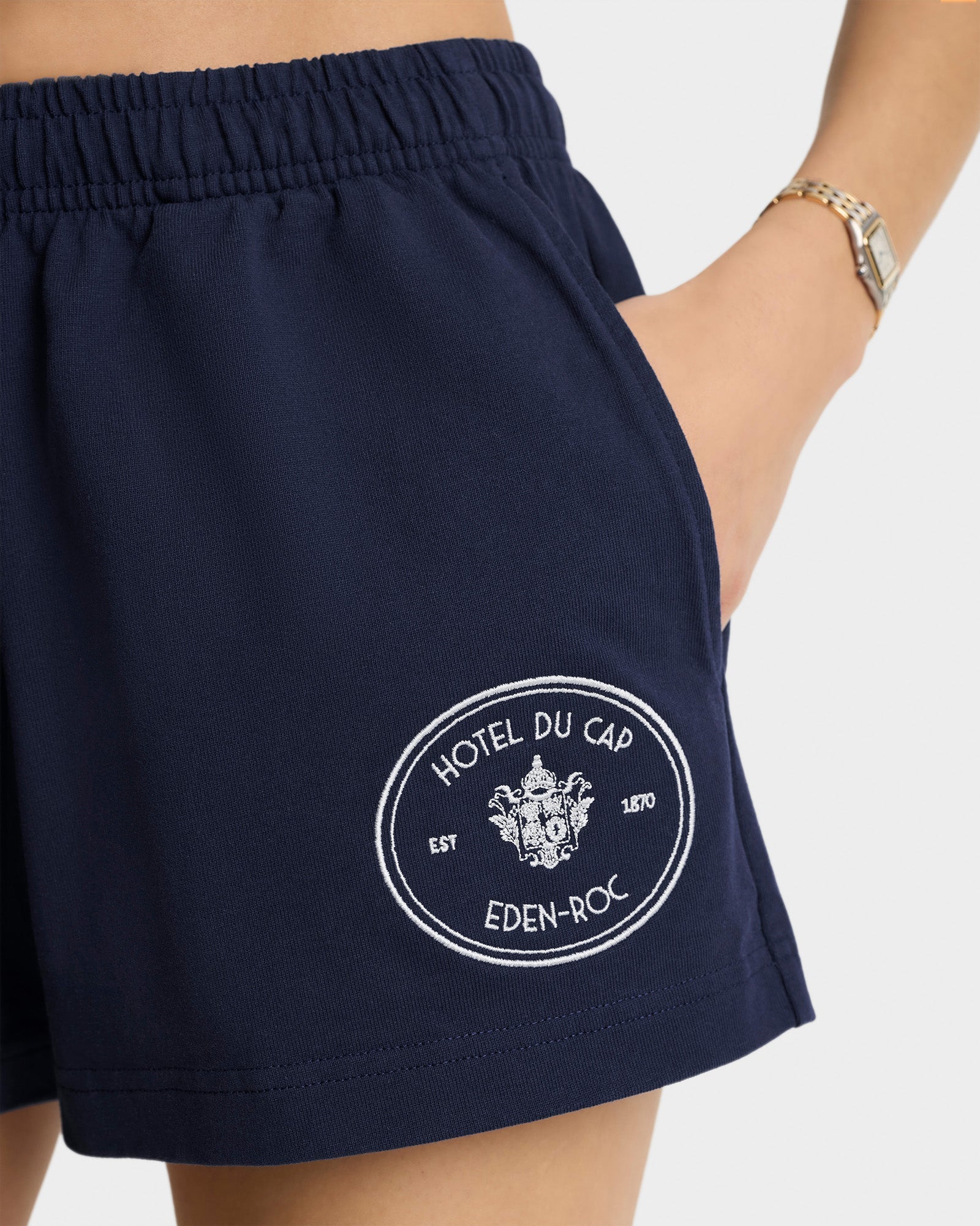 Eden Crest Disco Short - Navy/White