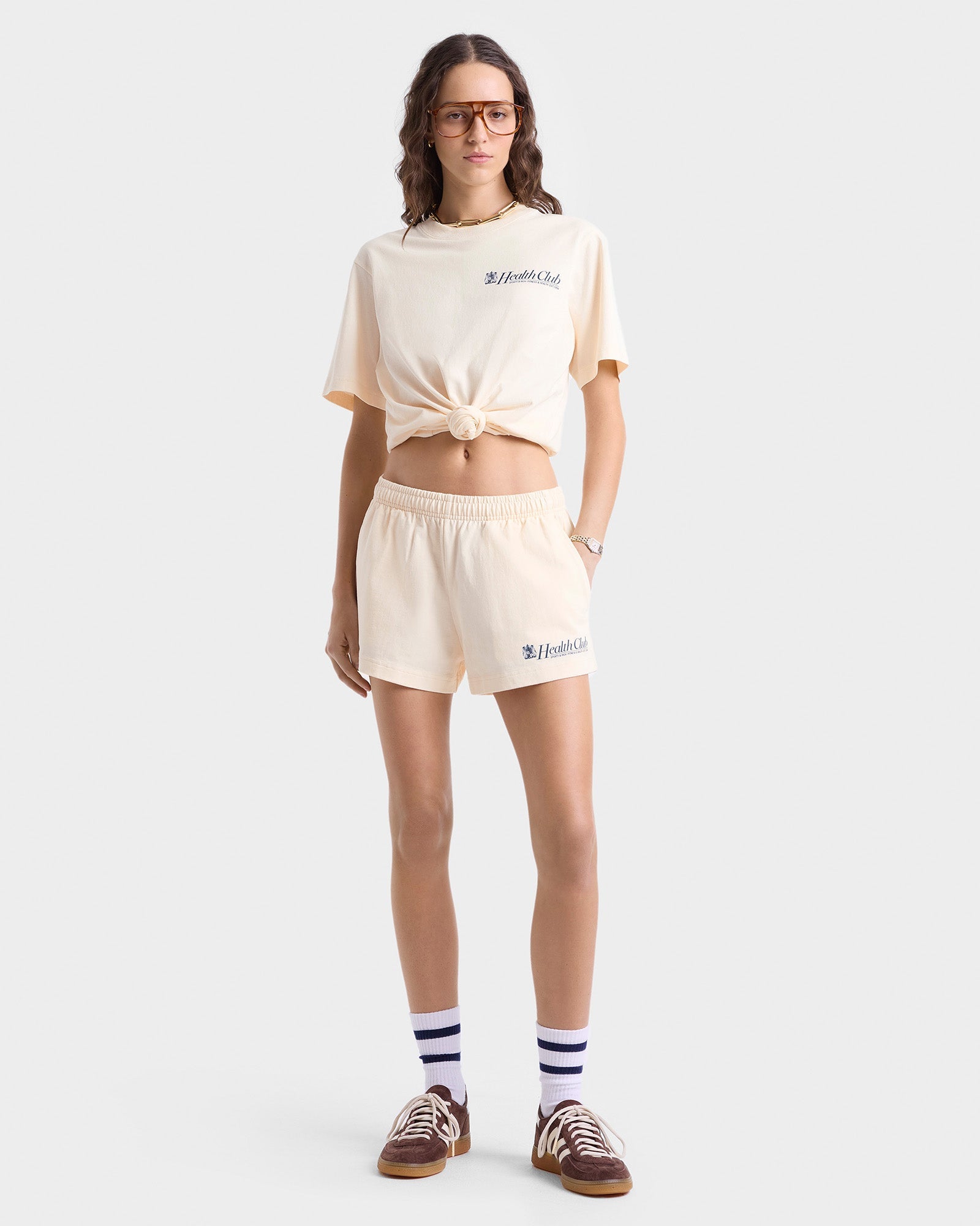 Lion Health Disco Short - Cream/Navy
