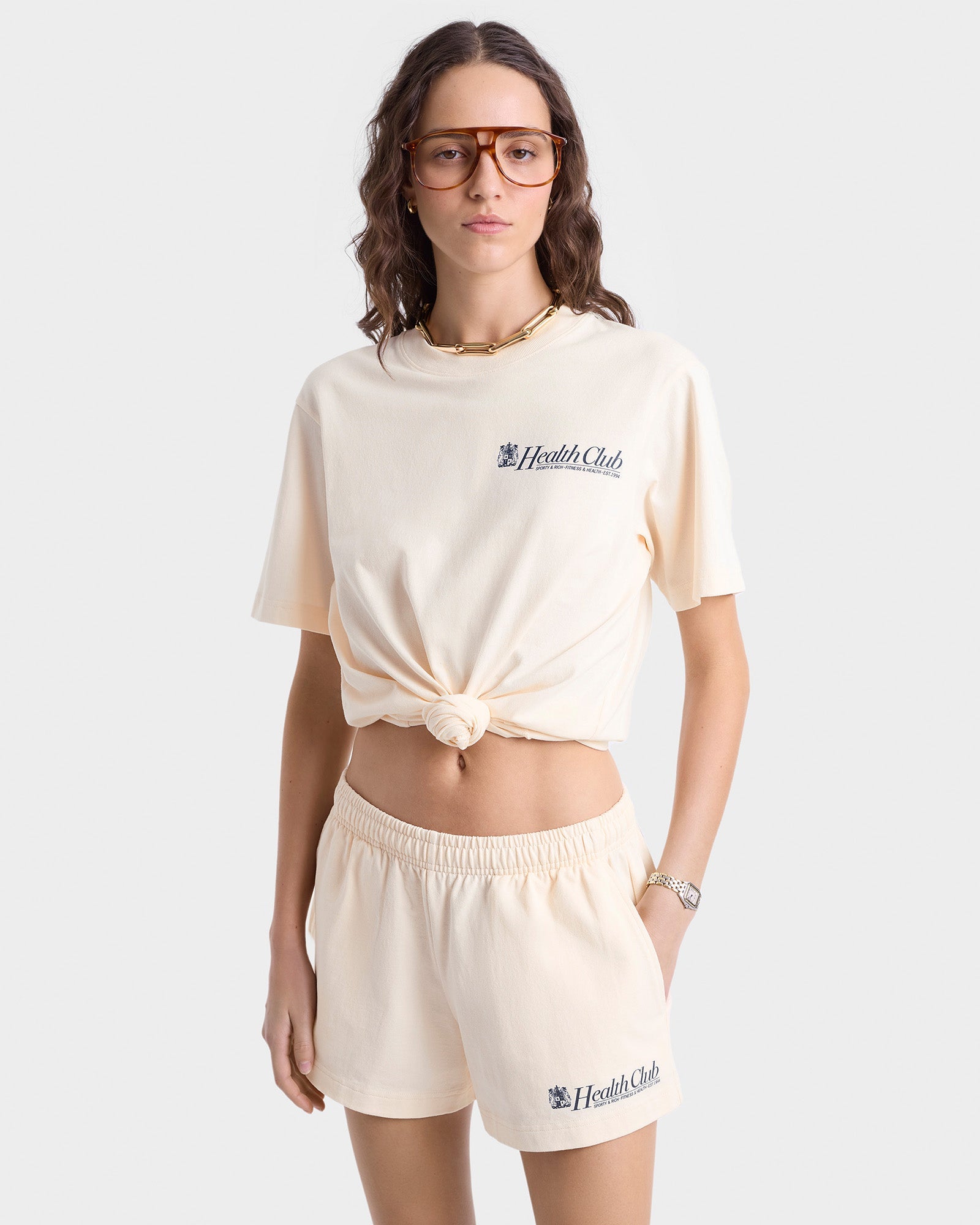 Lion Health Disco Short - Cream/Navy