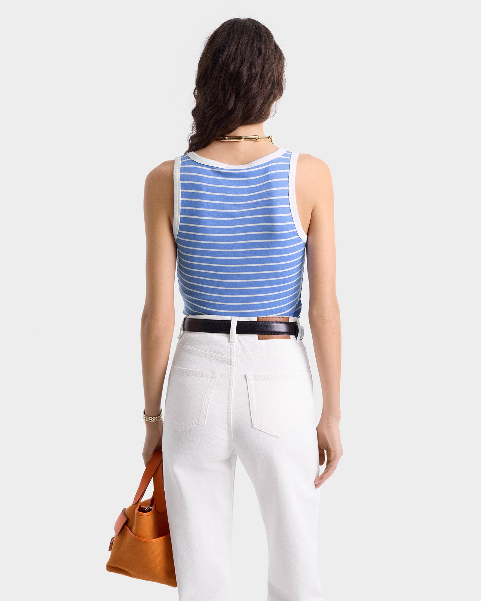 SRHWC Baby Tank - Juniper/White