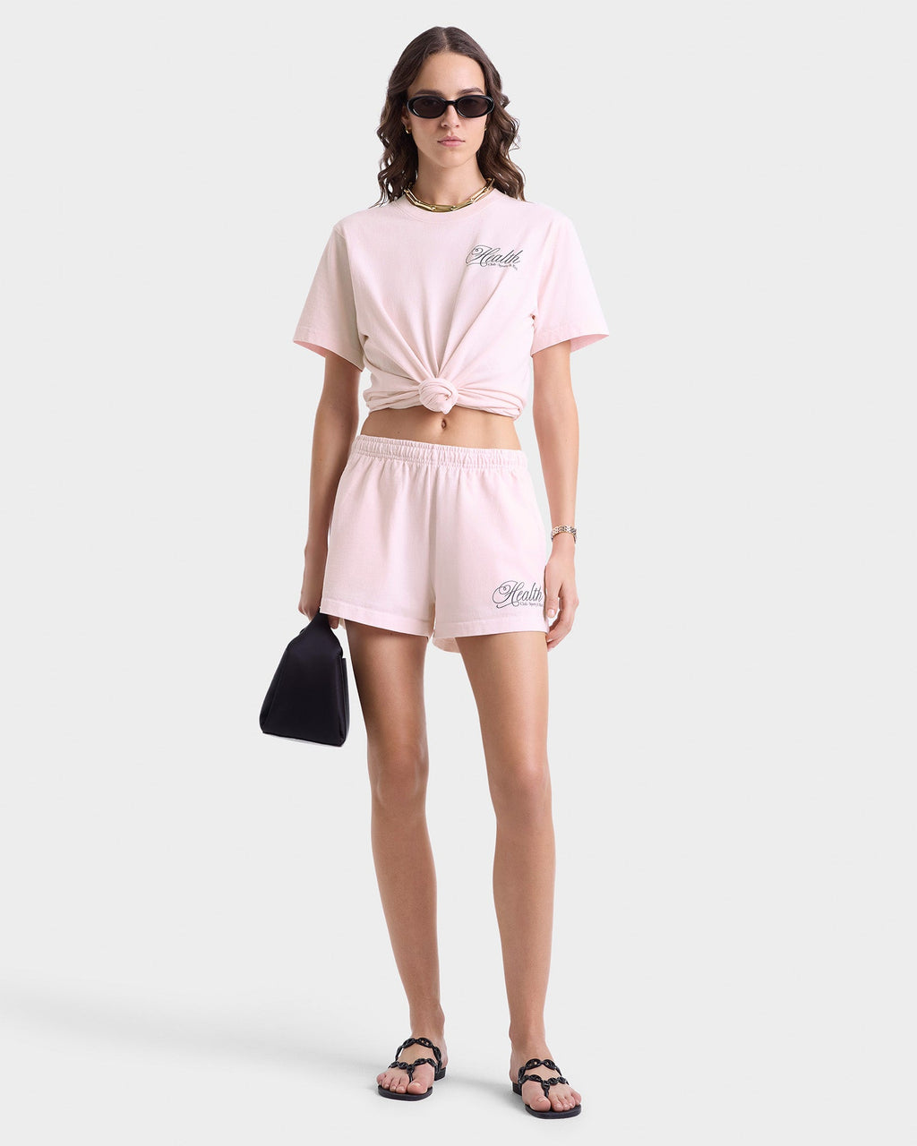 Health Script Disco Short - Pink Dolphin/Navy