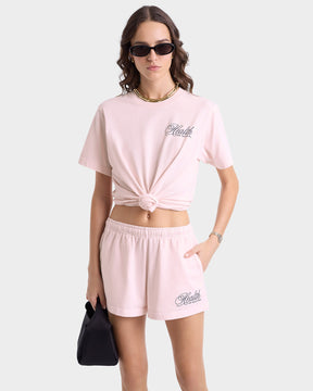 Health Script Disco Short - Pink Dolphin/Navy