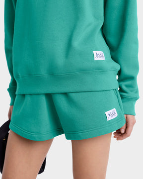SR Runner Soft Crewneck - Spring Green/Navy
