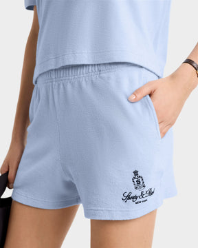 Vendome Terry Short - Ciel/Navy