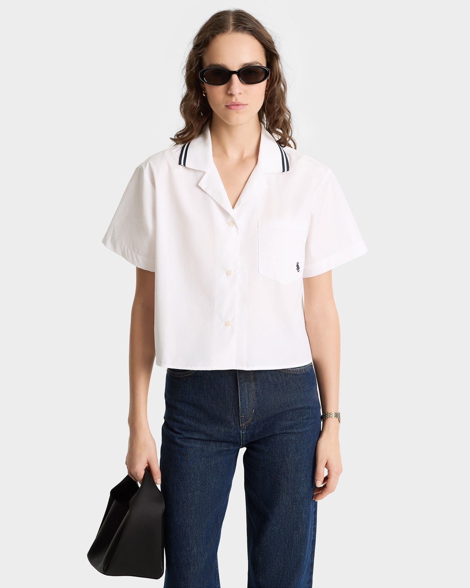 SRC Sailor Shirt - White/Navy