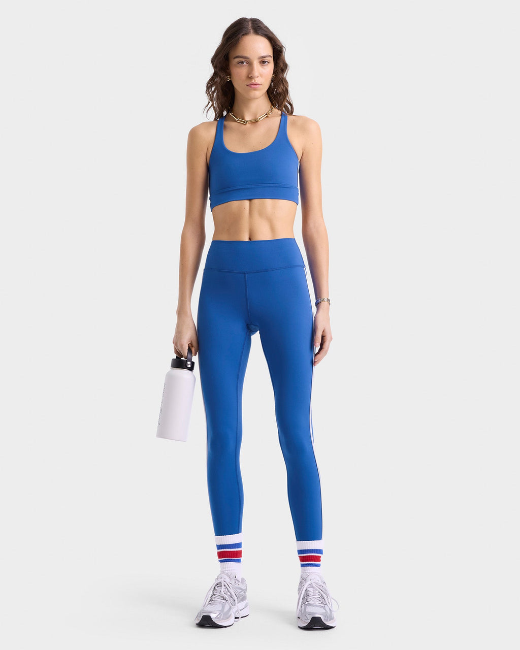 Bold Health Legging - Team Blue/White/Gold