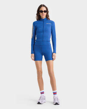 Bold Health Biker Short - Team Blue/Gold