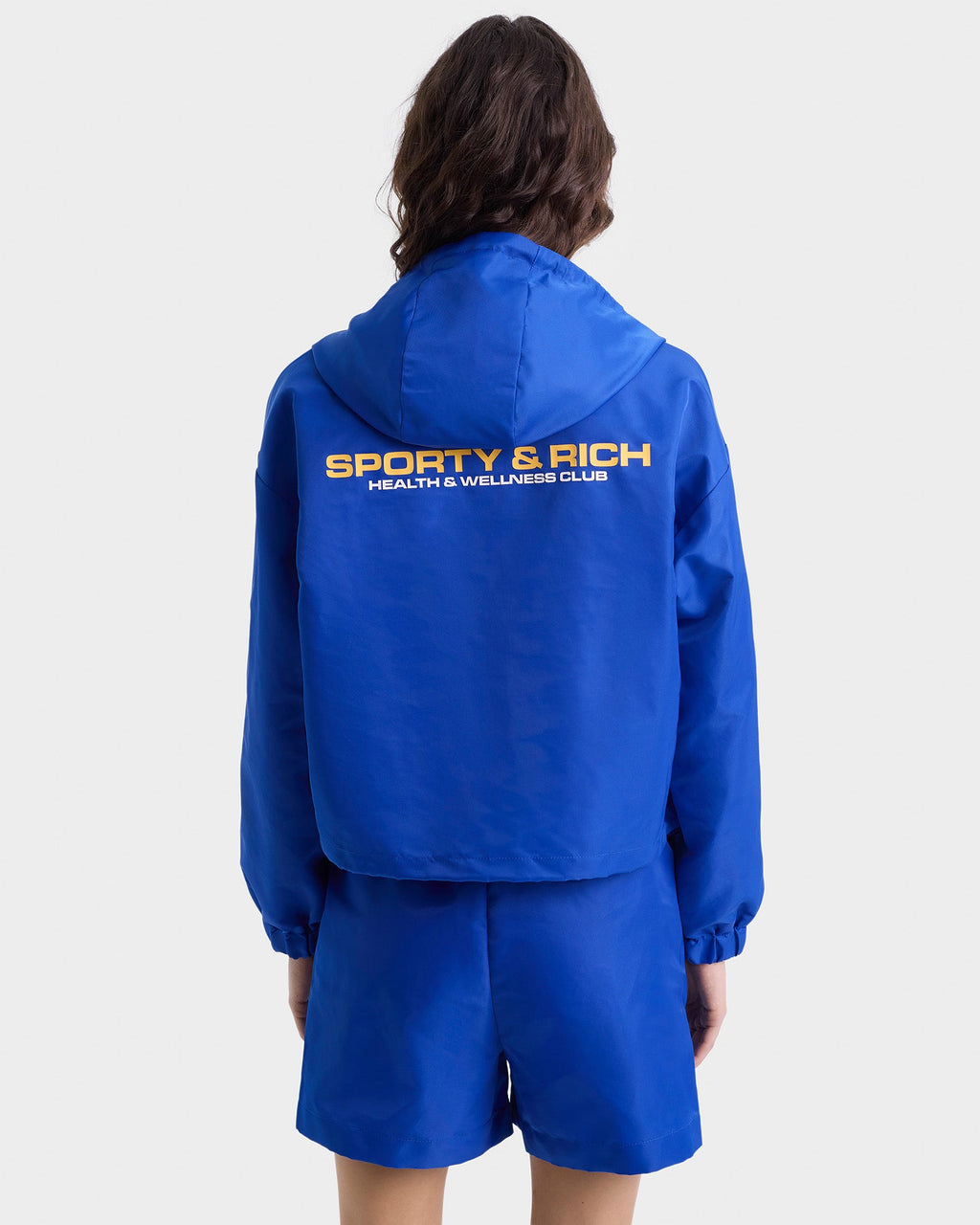 Bold Health Nylon Windbreaker - Team Blue/Gold