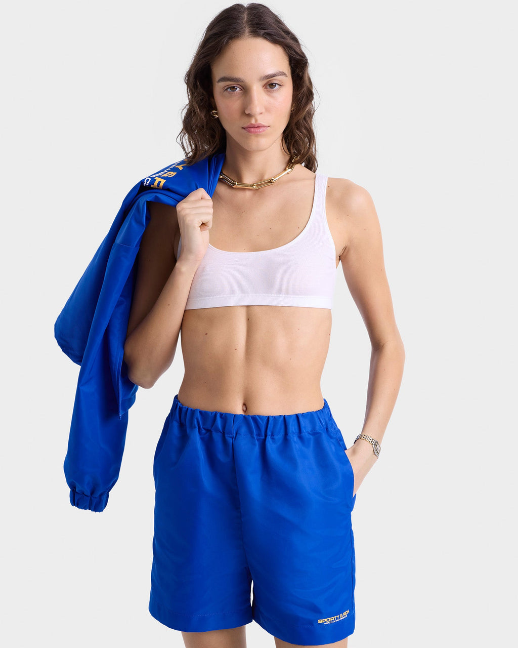 Bold Health Nylon Short - Team Blue/Gold