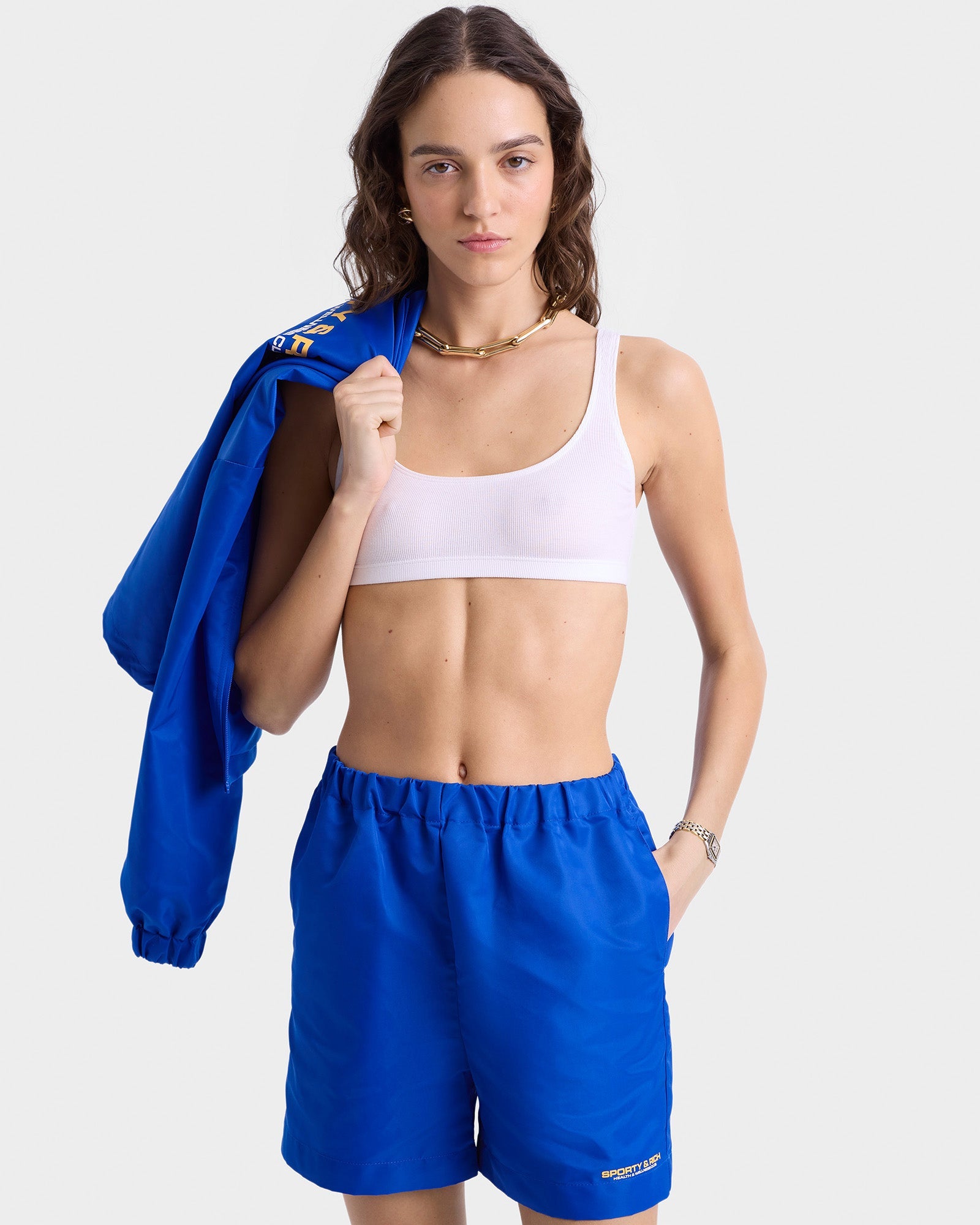 Bold Health Nylon Short - Team Blue/Gold