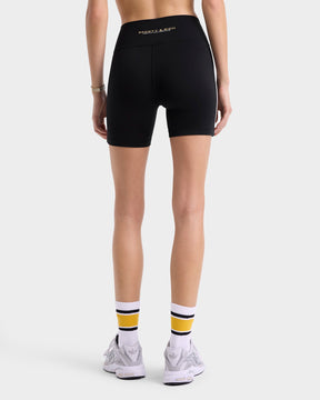 Bold Health Biker Short - Black/Gold