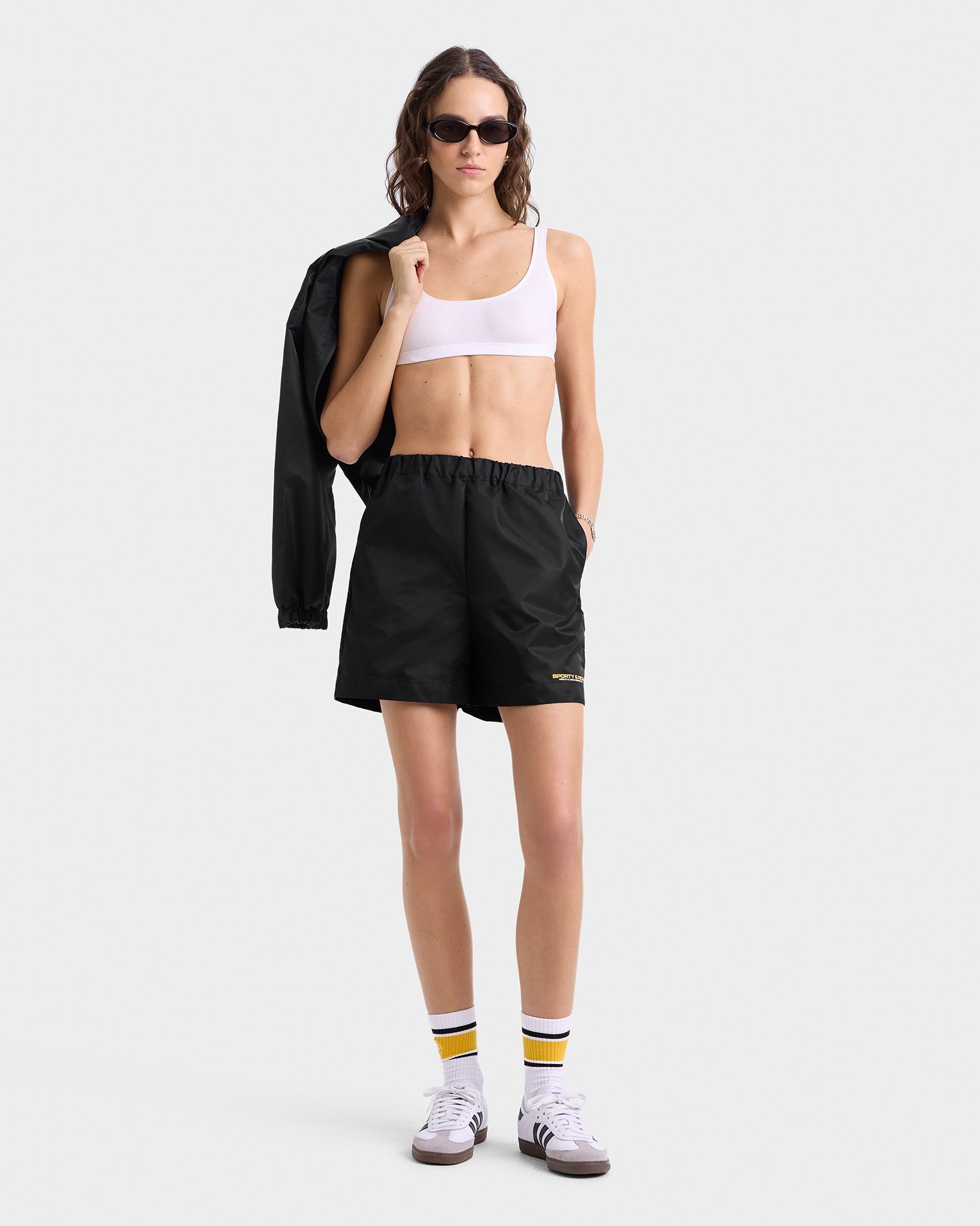 Bold Health Nylon Short - Black/Gold