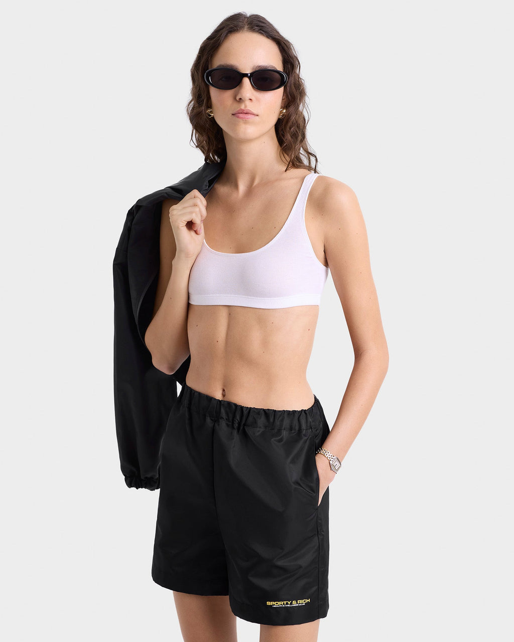 Bold Health Nylon Short - Black/Gold