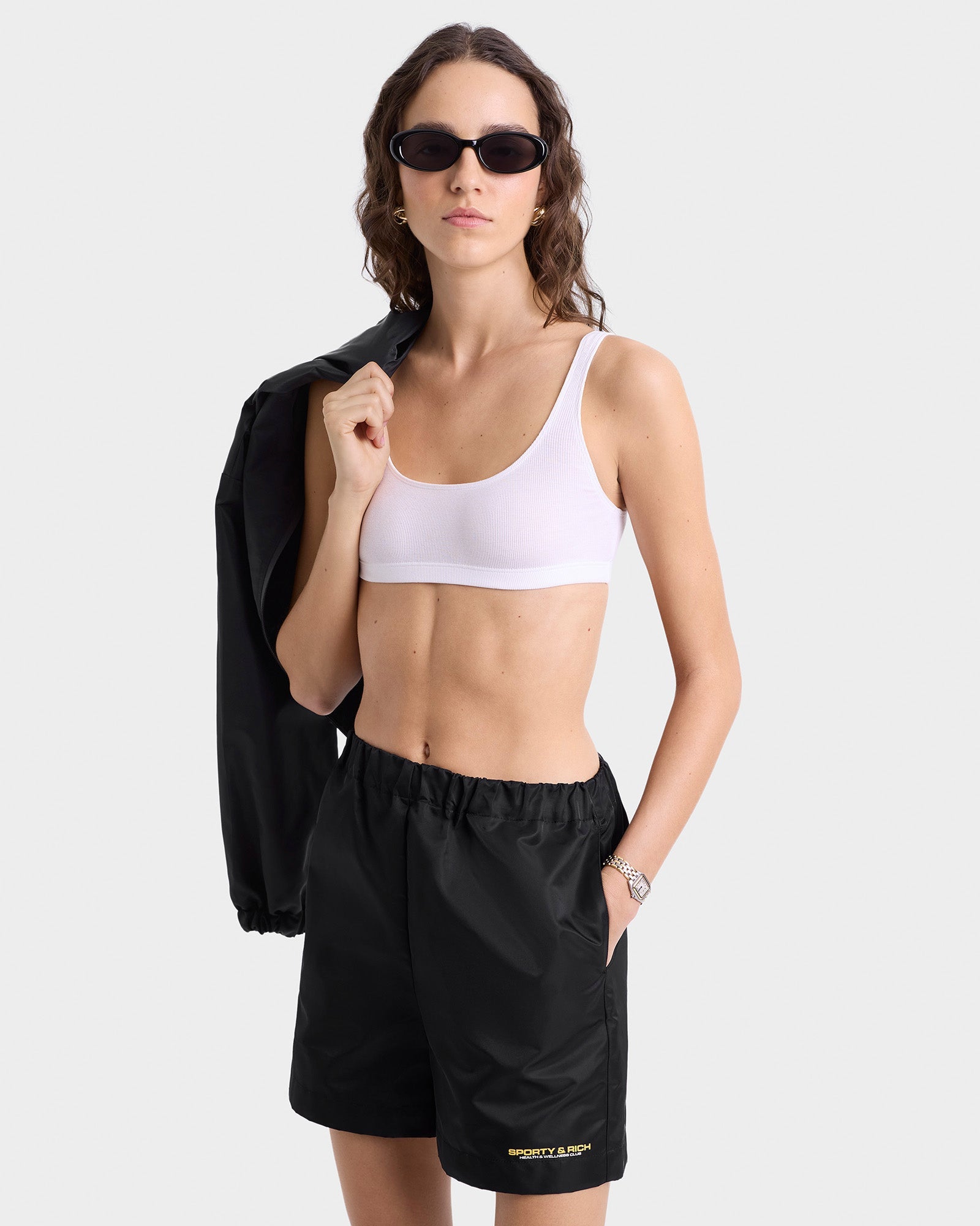 Bold Health Nylon Short - Black/Gold