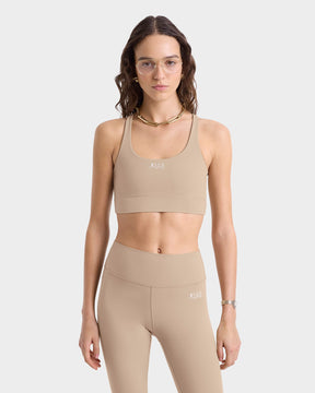 SR Runner Active Bra - Elephant/White