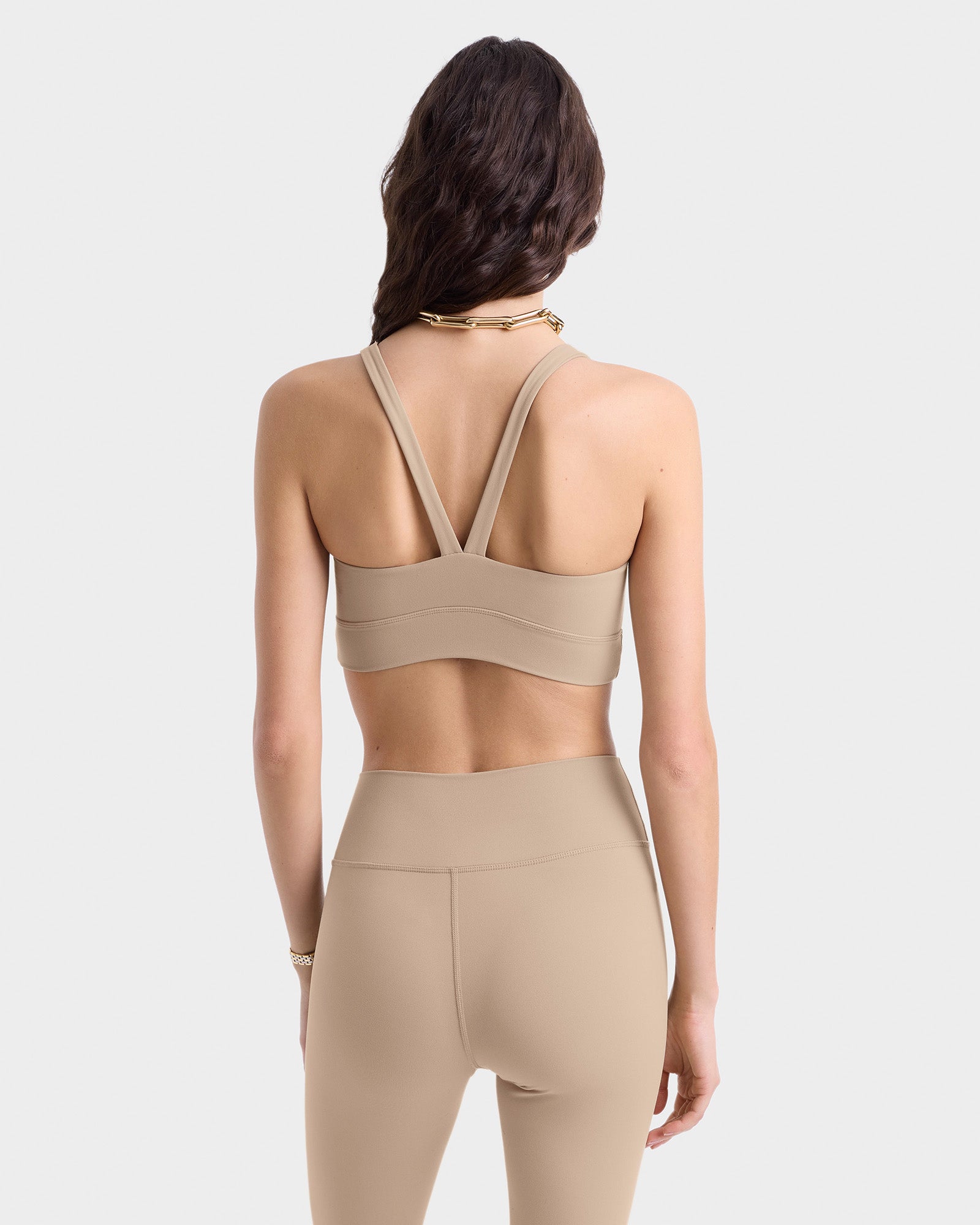 SR Runner Active Bra - Elephant/White