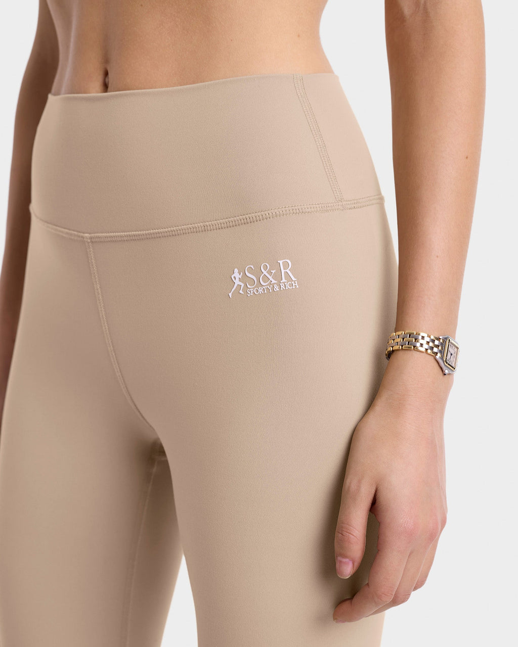 SR Runner Legging - Elephant/White