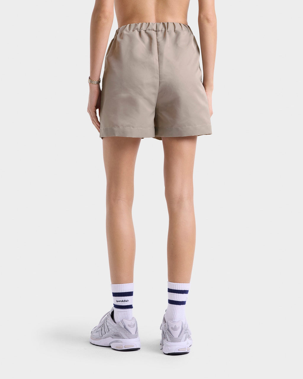 SR Runner Nylon Short - Elephant/White